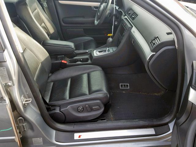 WAUSF78E16A120535 - 2006 AUDI A4 S-LINE GRAY photo 5