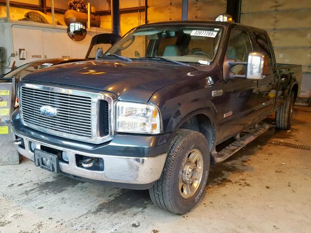 1FTWW31P66EC62526 - 2006 FORD F350 SRW S BLUE photo 2