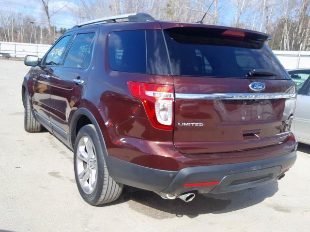 1FMHK8F89CGA93004 - 2012 FORD EXPLORER LIMITED  photo 3