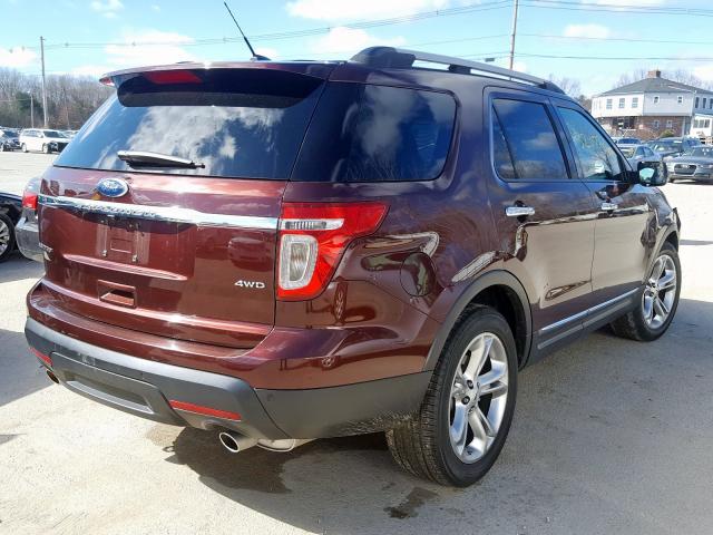 1FMHK8F89CGA93004 - 2012 FORD EXPLORER LIMITED  photo 4