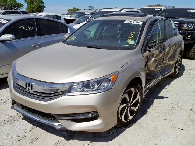 1HGCR2F93HA284641 - 2017 HONDA ACCORD EXL  photo 2