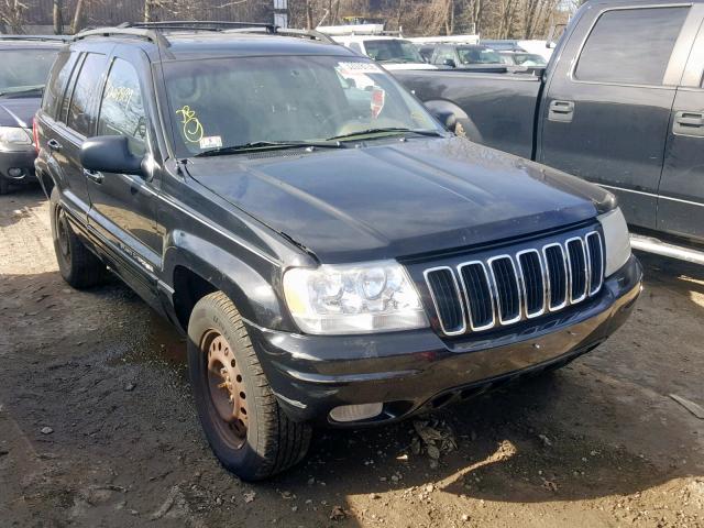 1J4GW58N41C623044 - 2001 JEEP GRAND CHER BLACK photo 1