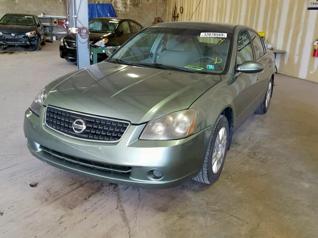 1N4AL11D96N387166 - 2006 NISSAN ALTIMA S GREEN photo 2