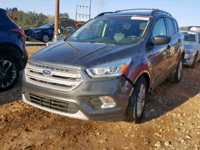 1FMCU0HD7JUB19629 - 2018 FORD ESCAPE SEL GRAY photo 2