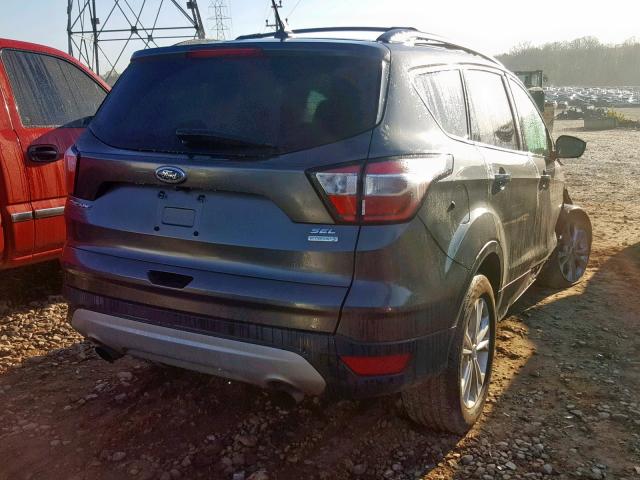 1FMCU0HD7JUB19629 - 2018 FORD ESCAPE SEL GRAY photo 4