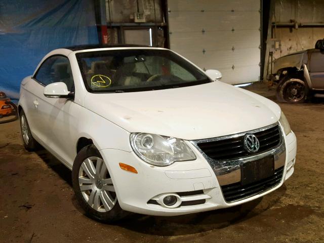 WVWBA71F17V051473 - 2007 VOLKSWAGEN EOS 2.0T WHITE photo 1