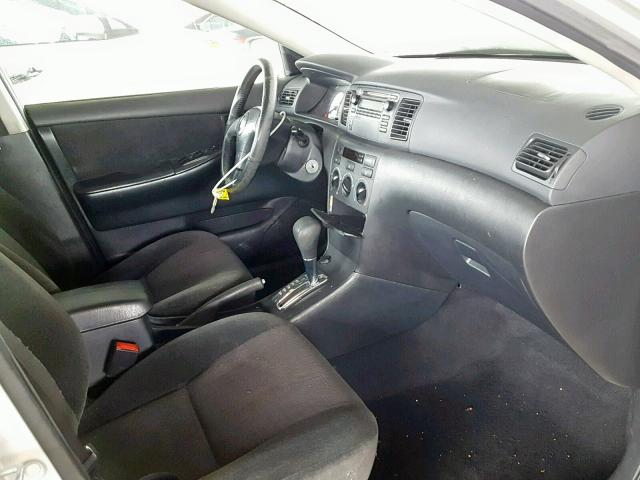 1NXBR32E43Z017322 - 2003 TOYOTA COROLLA CE SILVER photo 5