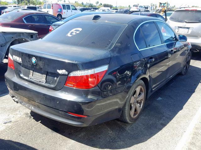 WBANV13548CZ57226 - 2008 BMW 528 XI BLACK photo 4