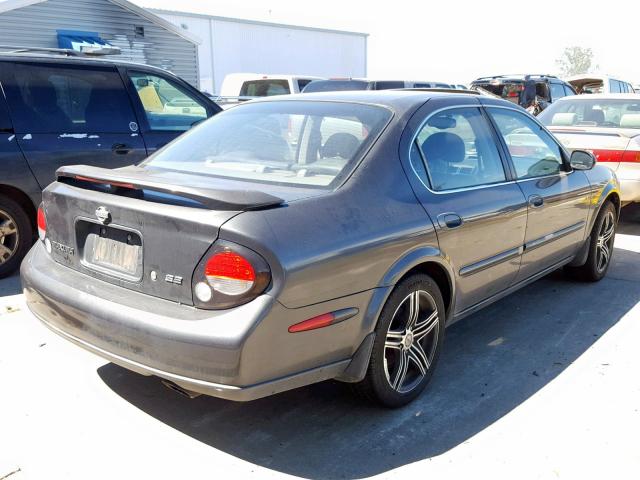 JN1CA31A71T108508 - 2001 NISSAN MAXIMA GXE GRAY photo 4