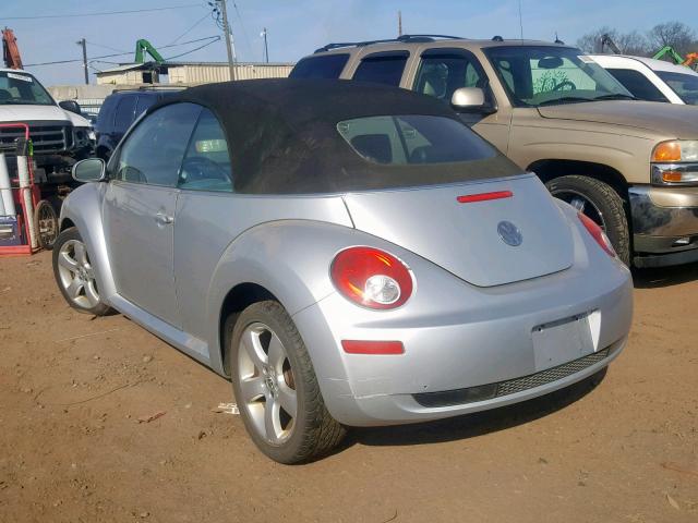 3VWSF31Y26M331324 - 2006 VOLKSWAGEN NEW BEETLE ვერცხლისფერი ფოტო 3