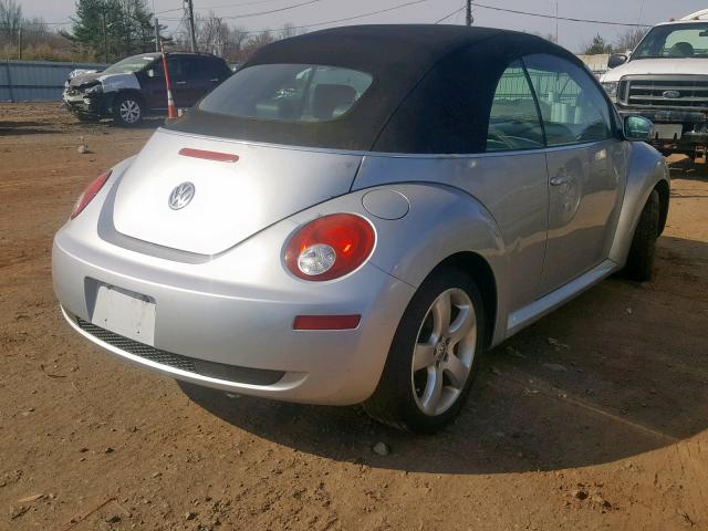 3VWSF31Y26M331324 - 2006 VOLKSWAGEN NEW BEETLE ვერცხლისფერი ფოტო 4