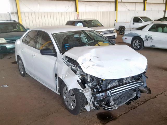 3VW267AJ4GM222598 - 2016 VOLKSWAGEN JETTA S WHITE photo 1