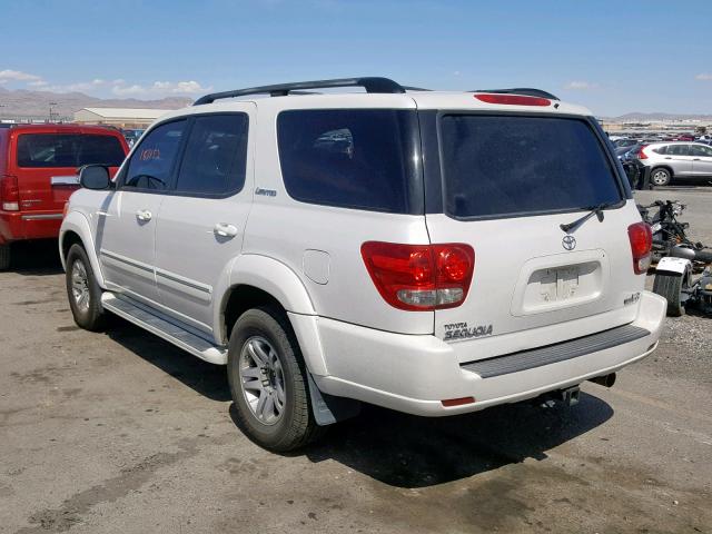 5TDZT38A95S245865 - 2005 TOYOTA SEQUOIA LI CREAM photo 3