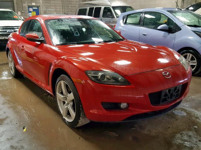 JM1FE17N840131895 - 2004 MAZDA RX8 RED photo 1