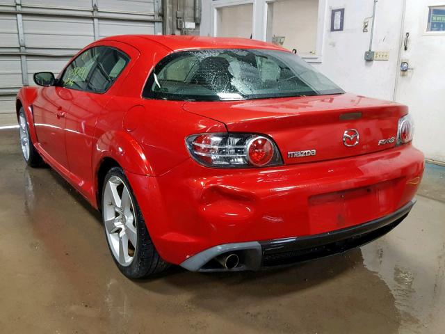 JM1FE17N840131895 - 2004 MAZDA RX8 RED photo 3