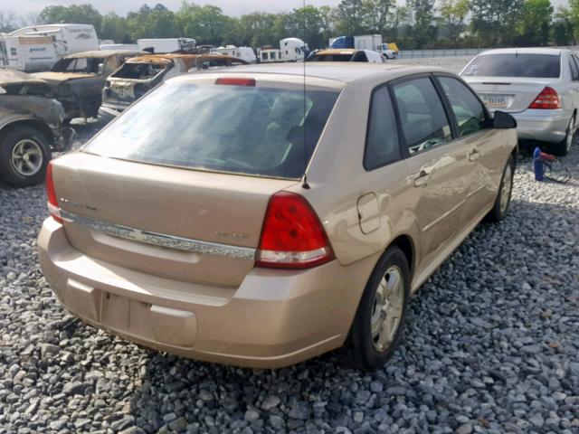 1G1ZU64804F249926 - 2004 CHEVROLET MALIBU MAX GOLD photo 4