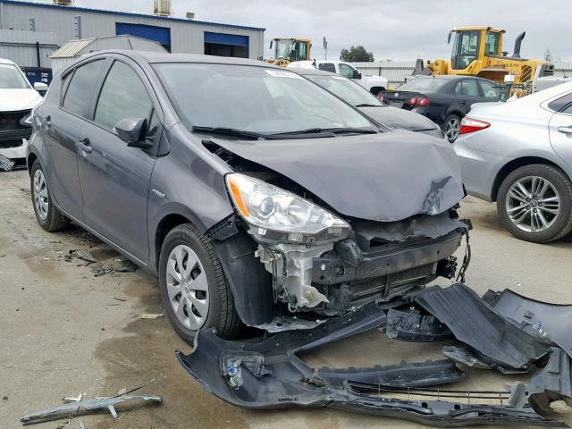 JTDKDTB30D1545475 - 2013 TOYOTA PRIUS C CHARCOAL photo 1