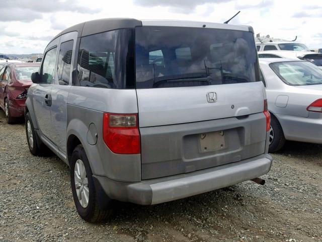 5J6YH18283L003183 - 2003 HONDA ELEMENT DX GRAY photo 3