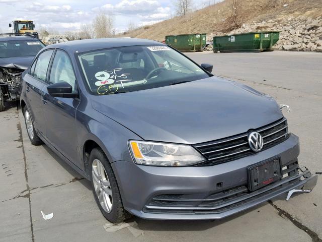 3VW1K7AJ8FM353281 - 2015 VOLKSWAGEN JETTA BASE 灰色 照片 1