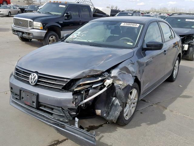 3VW1K7AJ8FM353281 - 2015 VOLKSWAGEN JETTA BASE 灰色 照片 2