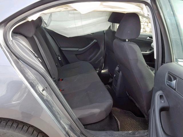 3VW1K7AJ8FM353281 - 2015 VOLKSWAGEN JETTA BASE 灰色 照片 6