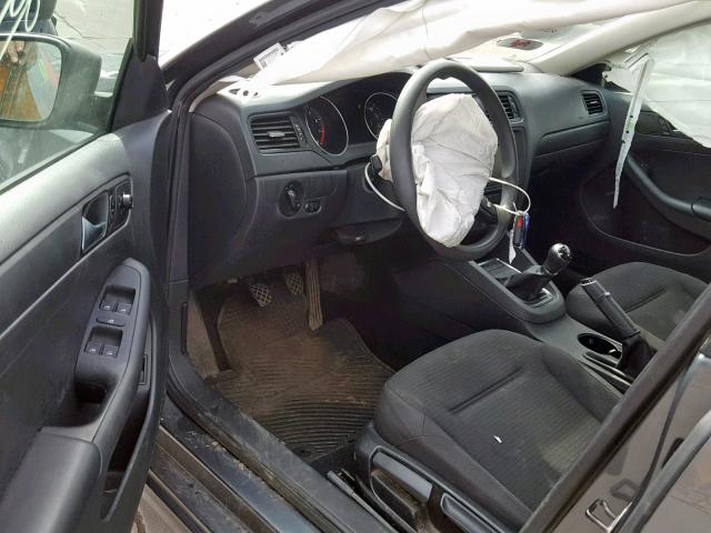 3VW1K7AJ8FM353281 - 2015 VOLKSWAGEN JETTA BASE 灰色 照片 9