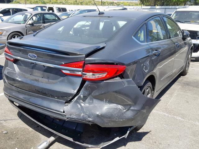 3FA6P0G75JR262323 - 2018 FORD FUSION S CHARCOAL photo 4