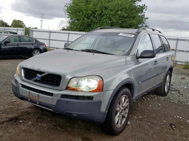 YV1CZ91H441074804 - 2004 VOLVO XC90 T6 GREEN photo 2