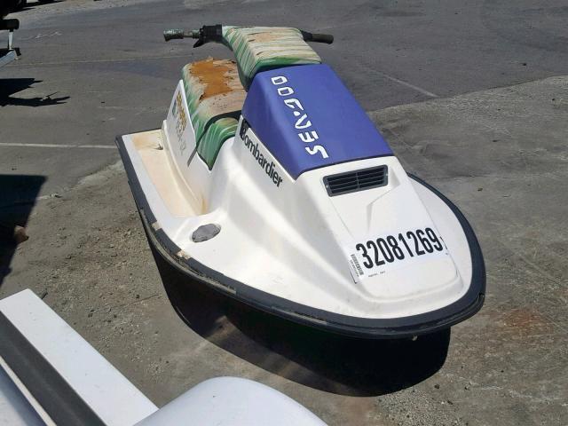 ZZN13306D989 - 1989 BOMBARDIER SEADOO WHITE photo 1