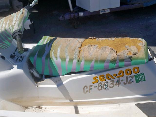 ZZN13306D989 - 1989 BOMBARDIER SEADOO WHITE photo 5