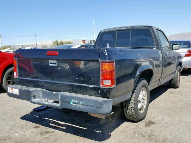 1B7FL26X2SW939975 - 1995 DODGE DAKOTA BLACK photo 4