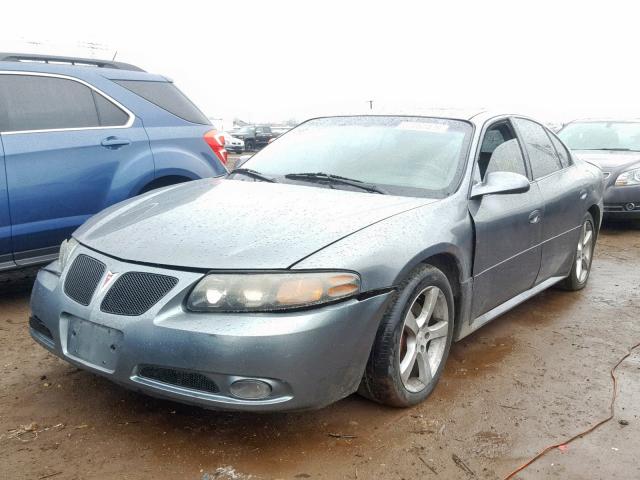 1G2HZ54Y34U251801 - 2004 PONTIAC BONNEVILLE GRAY photo 2