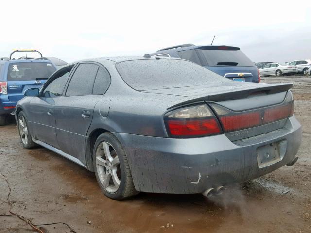 1G2HZ54Y34U251801 - 2004 PONTIAC BONNEVILLE GRAY photo 3