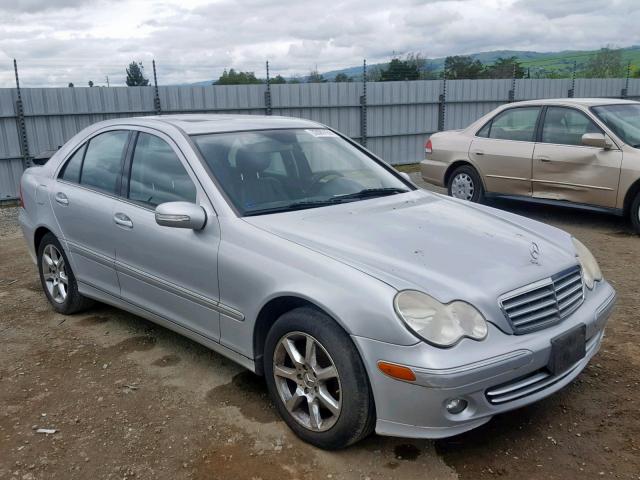 WDBRF54H67A951387 - 2007 MERCEDES-BENZ C 280 SILVER photo 1