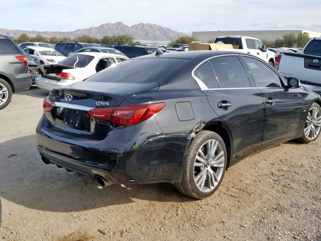 JN1EV7AP0JM591956 - 2018 INFINITI Q50 LUXE BLACK photo 4