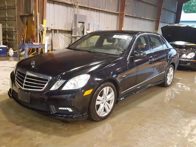 WDDHF2EB9BA328687 - 2011 MERCEDES-BENZ E 350 BLUE BLACK photo 2