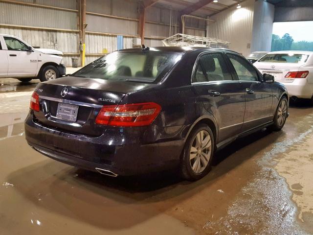 WDDHF2EB9BA328687 - 2011 MERCEDES-BENZ E 350 BLUE BLACK photo 4