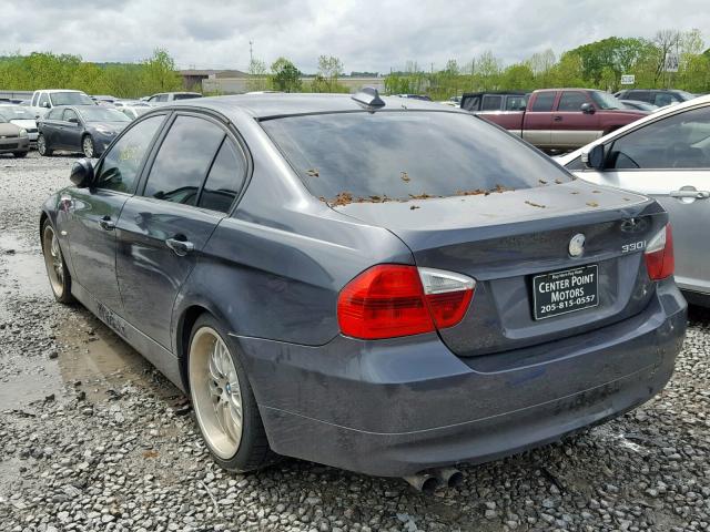 WBAVB33546PS13300 - 2006 BMW 330 I GRAY photo 3