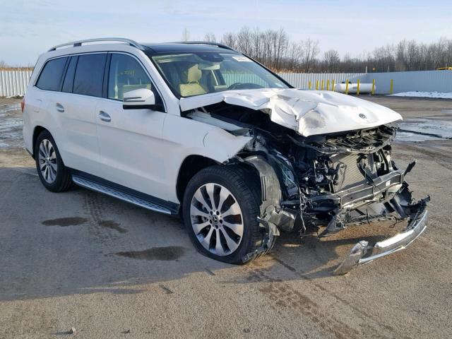 4JGDF6EE6KB193880 - 2019 MERCEDES-BENZ GLS 450 4M WHITE photo 1