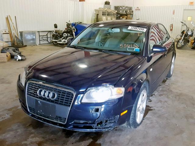 WAUDF78E95A556136 - 2005 AUDI A4 2.0T QU BLUE photo 2