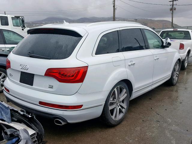 WA1VMAFEXED009544 - 2014 AUDI Q7 PRESTIG 白色 照片 4
