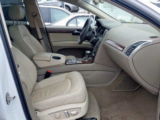 WA1VMAFEXED009544 - 2014 AUDI Q7 PRESTIG 白色 照片 5