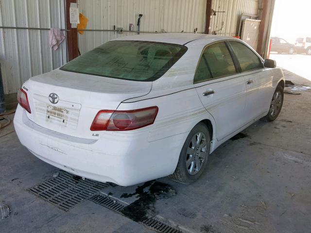 4T1BE46K07U540859 - 2007 TOYOTA CAMRY NEW WHITE photo 4