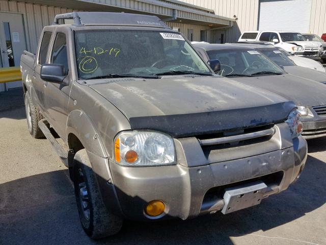 1N6ED27TX4C414393 - 2004 NISSAN FRONTIER C GRAY photo 1