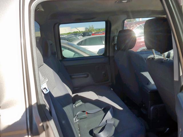 1N6ED27TX4C414393 - 2004 NISSAN FRONTIER C GRAY photo 6