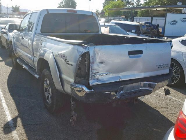 5TETU62NX7Z359024 - 2007 TOYOTA TACOMA PRE SILVER photo 3