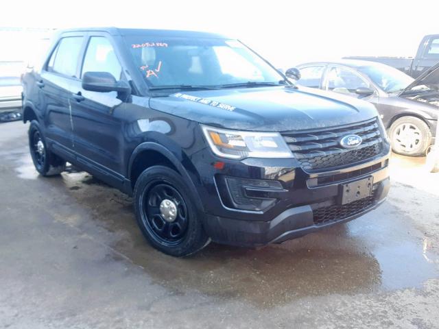 1FM5K8AR9JGA84688 - 2018 FORD EXPLORER P BLACK photo 1