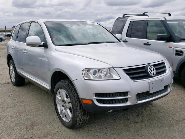 WVGCM67LX4D018682 - 2004 VOLKSWAGEN TOUAREG 4. SILVER photo 1