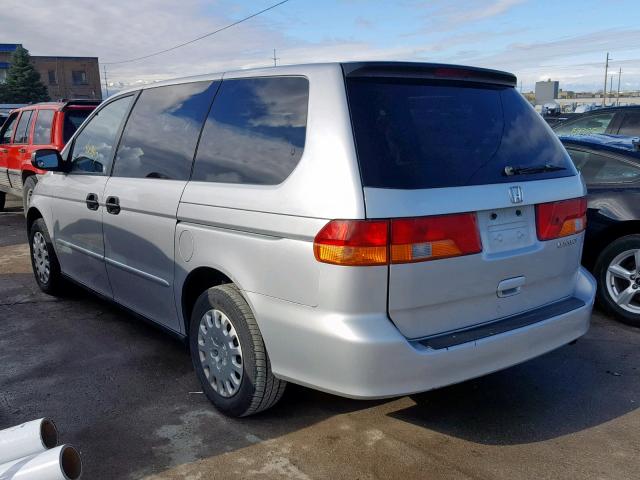 5FNRL18573B137480 - 2003 HONDA ODYSSEY LX SILVER photo 3