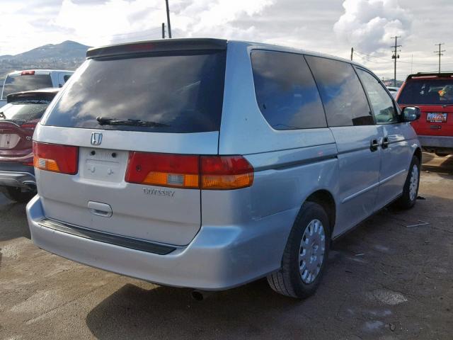 5FNRL18573B137480 - 2003 HONDA ODYSSEY LX SILVER photo 4